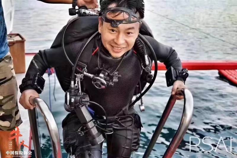 探险家韩颋在水下百余米处被发现！曾称想在最喜欢的地方终了